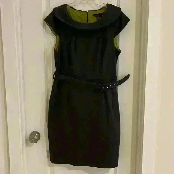 Madison Leigh Petite Dress with Belt - Picture 1 of 7